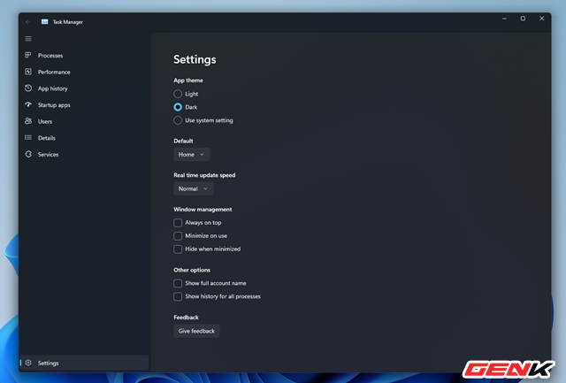 Sau gần 10 năm, Microsoft mới chính thức tân trang lại Task Manager trên Windows 11 - Ảnh 14. Sau gần 10 năm, Microsoft mới chính thức tân trang lại Task Manager trên Windows 11 - Ảnh 14.