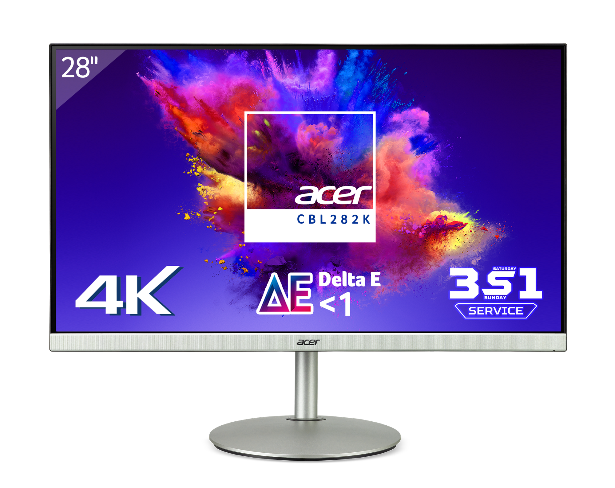 Acer ra mắt màn hình Acer CBL282K kích thước 28 inch, độ phân giải 4K, giá 9,99 triệu - Ảnh 1.