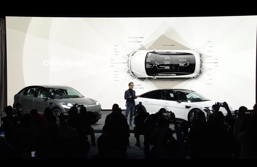ces 2022 sony establishes subsidiary sony mobility to produce electric cars introduces first vision s prototype