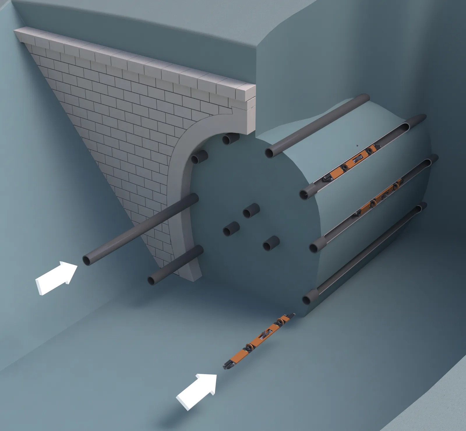 Không phải máy khoan khổng lồ, đường hầm của tương lai có thể được tạo ra bởi những bầy robot nhỏ - Ảnh 2.