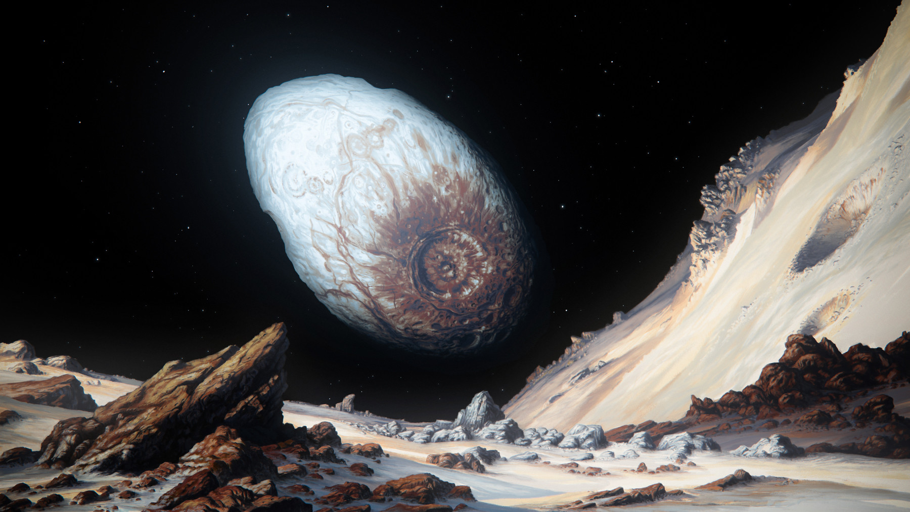 Hành tinh lùn Haumea là một trong những vật thể lạ trong Hệ Mặt Trời - Ảnh 2.