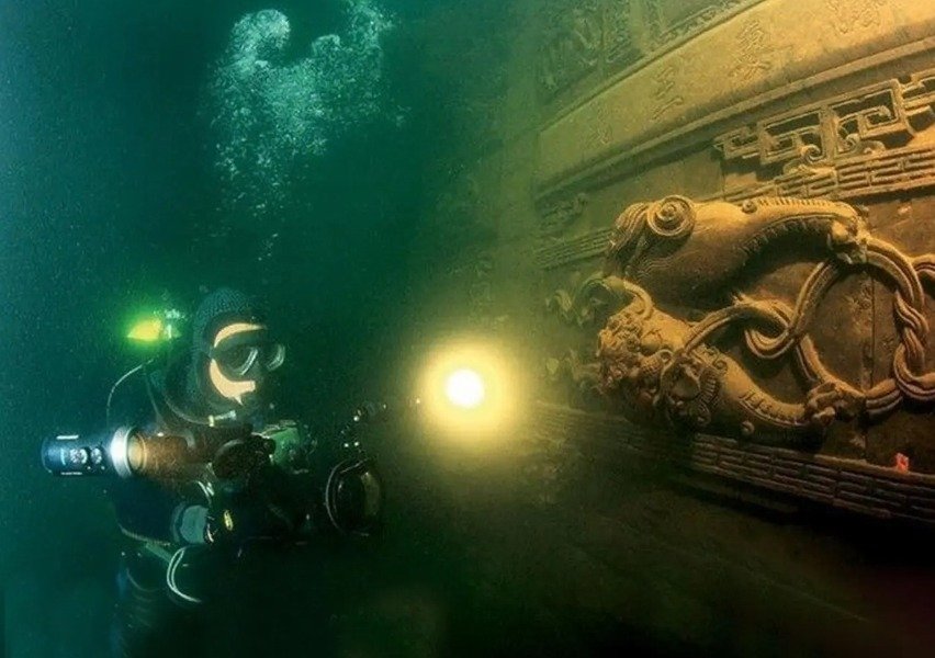 Atlantis của Trung Quốc - 'Shi Cheng', Thành phố cổ đại bị mất tích dưới nước - Ảnh 9.