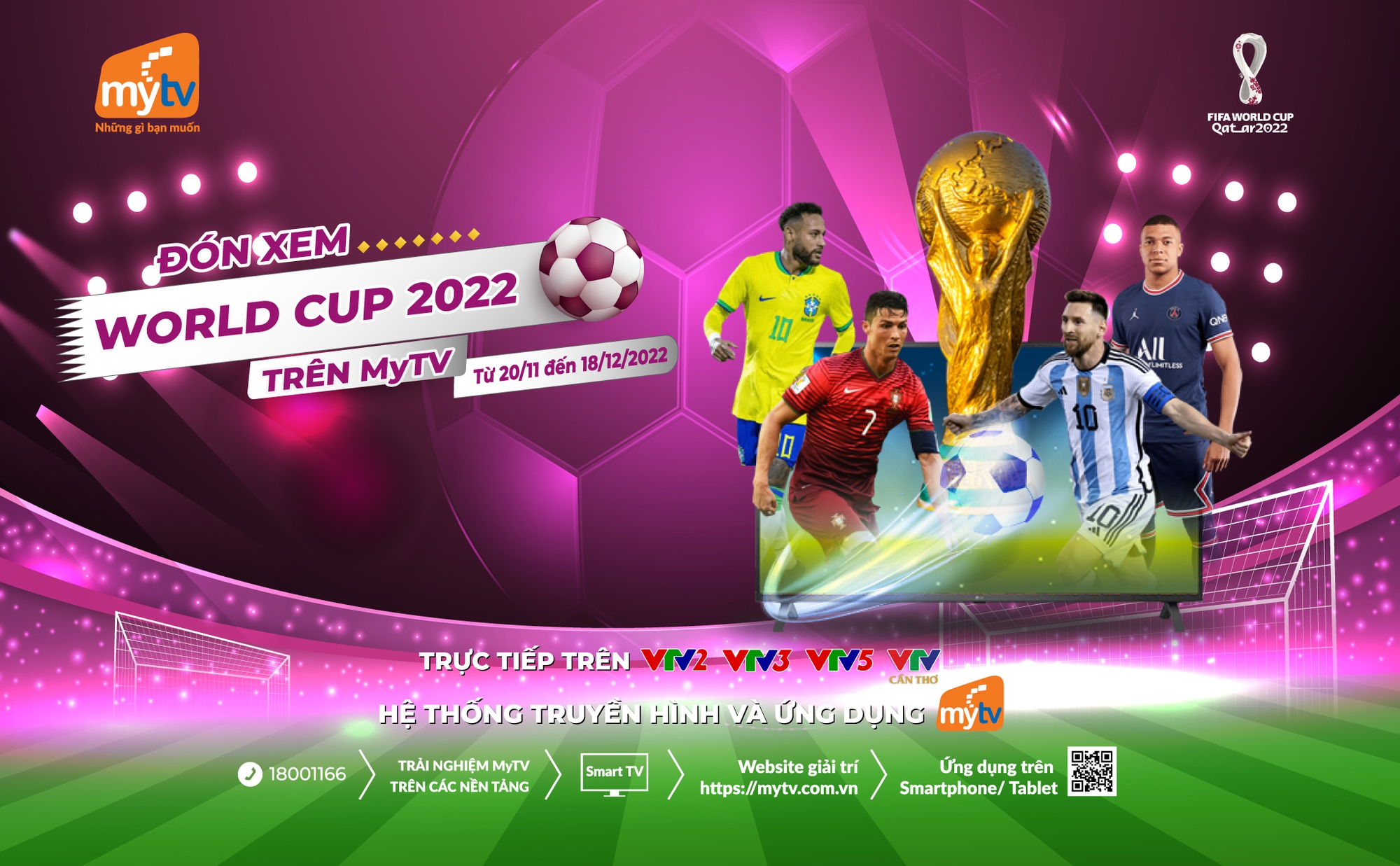 Khởi tranh World Cup 2022, MyTV tung ưu đãi Săn quà nóng - Cháy mùa bóng - Ảnh 2.