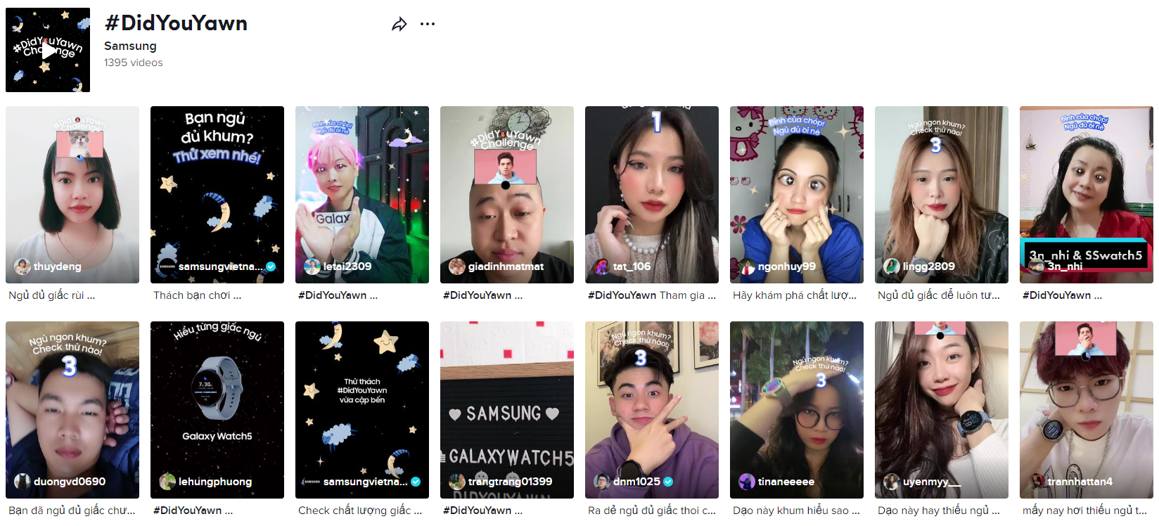 Lộ diện các gương mặt xuất sắc của thử thách Tiktok hashtag challenge #DidYouYawn  - Ảnh 1.