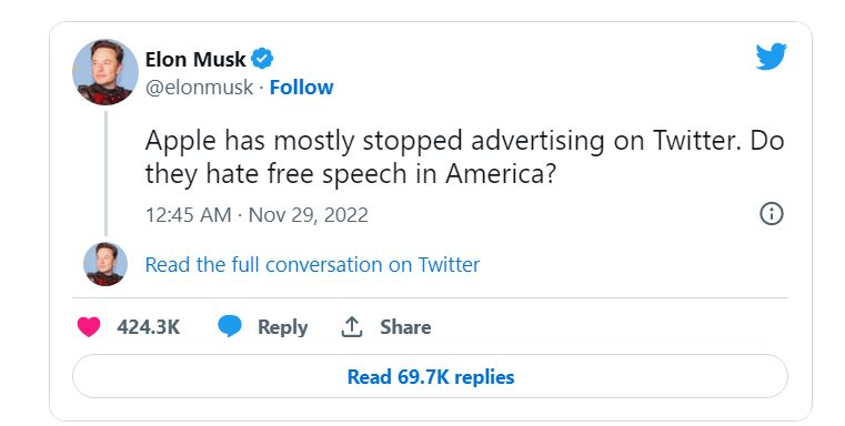 Sai lầm chí mạng của Elon Musk: Đụng vào 'tổ kiến lửa' Apple, nguy cơ khiến Twitter bị bay màu khỏi 1,5 tỷ thiết bị trên toàn thế giới - Ảnh 2.