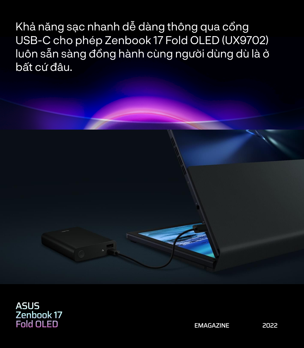 Gập ngàn giới hạn, mở vạn tương lai cùng máy tính xách tay màn hình gập ASUS Zenbook 17 Fold OLED - Ảnh 14.