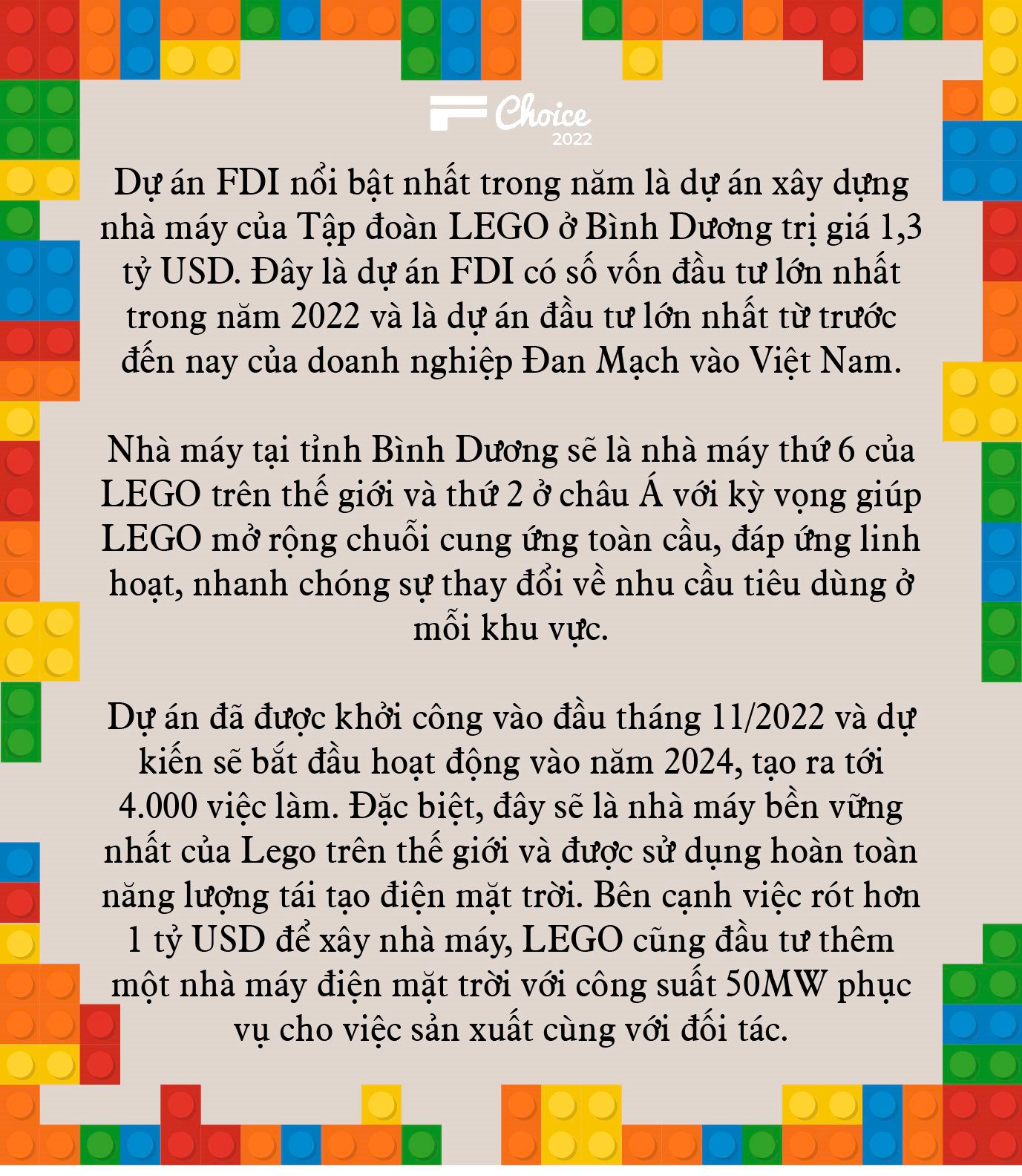 Sếp LEGO và những điều chưa kể về việc đặt nhà máy bền vững lớn nhất thế giới tại Việt Nam - Ảnh 1.