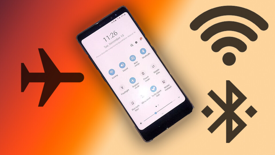 Smartphone Android memungkinkan koneksi Bluetooth dan Wi-Fi dalam mode 