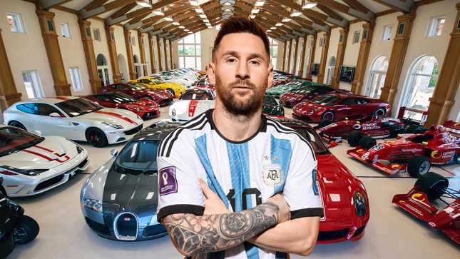 Messi, 'ông trùm' chơi siêu xe trong giới cầu thủ