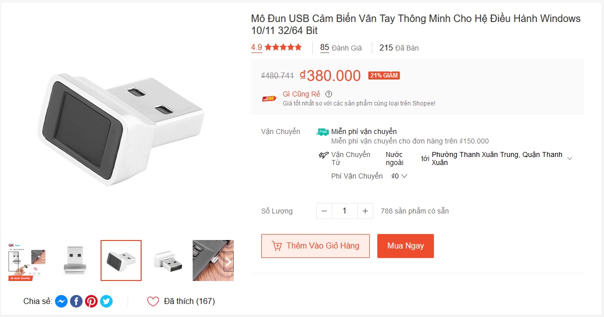 Dùng thử cảm biến vân tay USB cho máy tính Windows: Nhanh, mượt, chỉ xấu thôi chứ dùng cực tiện - Ảnh 1.