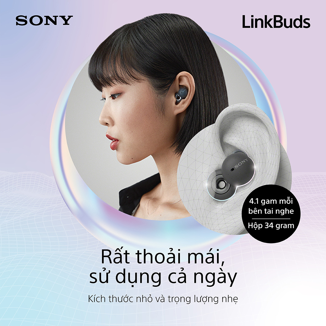 Sony ra mắt tai nghe LinkBuds cho giới trẻ, kết nối giữa âm thanh hằng ngày và thế giới giải trí - Ảnh 3.
