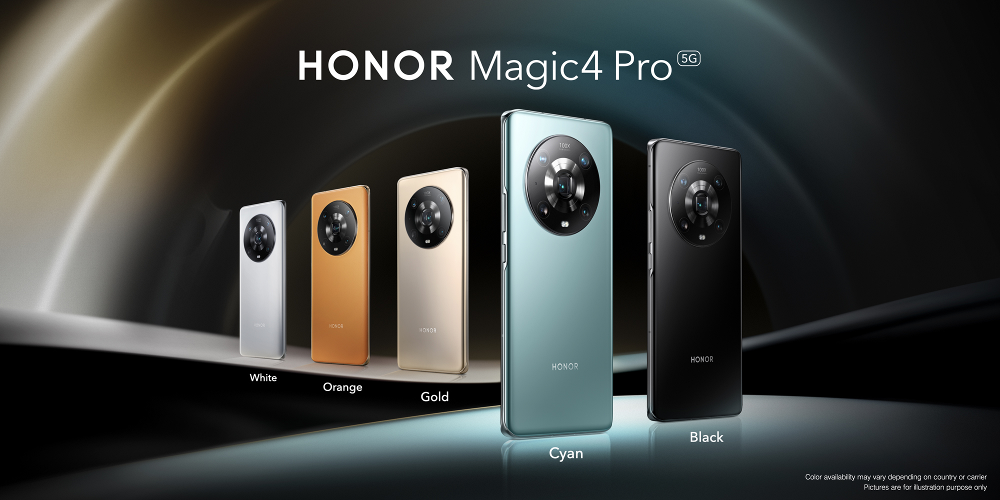 Honor Magic4 Pro launched: 4-sided curved screen, 64MP telephoto camera, Snapdragon 8 Gen 1, 100W fast charging, priced from 28 million VND - Photo 1.