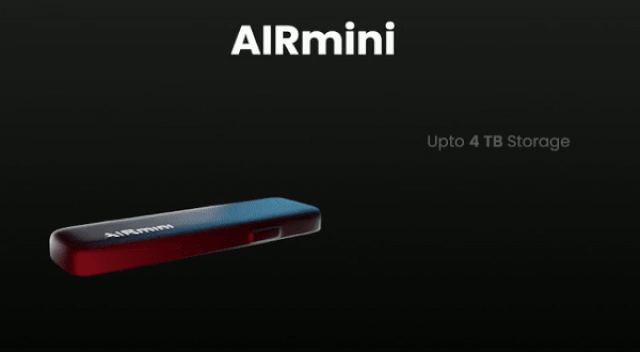 Ổ cứng không dây nhanh nhất thế giới AIRmini: Copy file 10GB mất 5 giây, chống bụi/nước, pin 10 tiếng, giá từ 3.8 triệu cho 1TB - Ảnh 1.