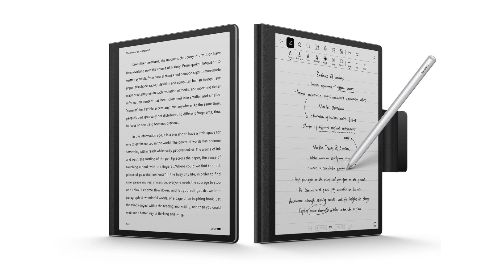 Huawei launched the MatePad Paper e-reader: 10.3-inch e-ink screen, 4GB/64GB memory, running HarmonyOS, priced at nearly 13 million VND - Photo 2.