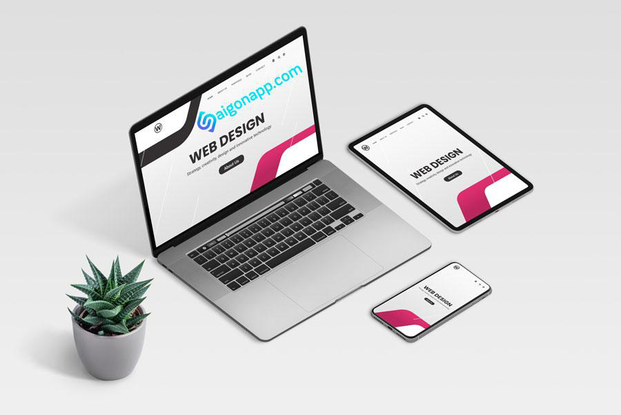 Thiết kế website chuyên nghiệp và uy tín cho doanh nghiệp SaiGonApp - Ảnh 1.