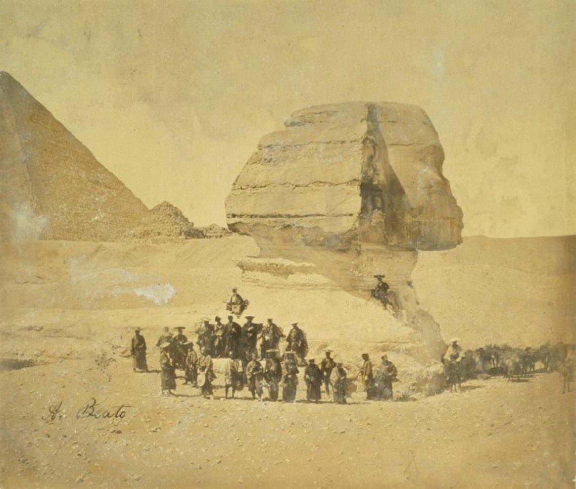 Samurai had been to Egypt and photos of the Sphinx over the years - Photo 1.