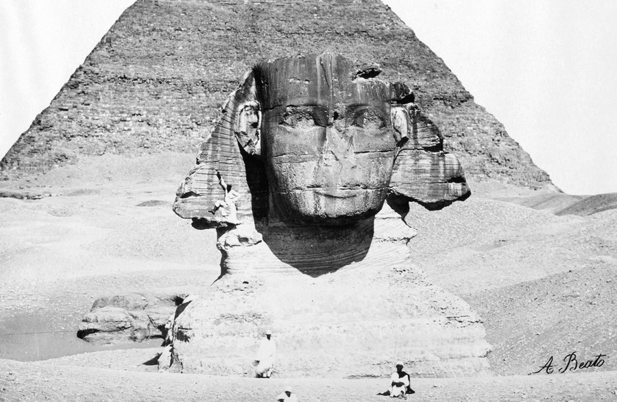 Samurai had been to Egypt and photos of the Sphinx over the years - Photo 3.