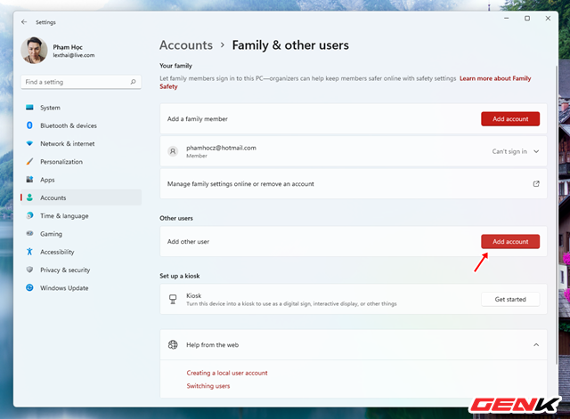 How to activate and set up parental controls on Windows 11 - Picture 5.