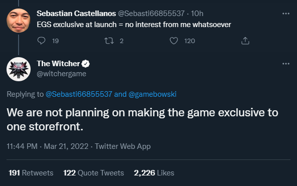CD Projekt RED nhá hàng dự án The Witcher mới, bắt tay với Epic nhưng khẳng định không độc quyền - Ảnh 2.