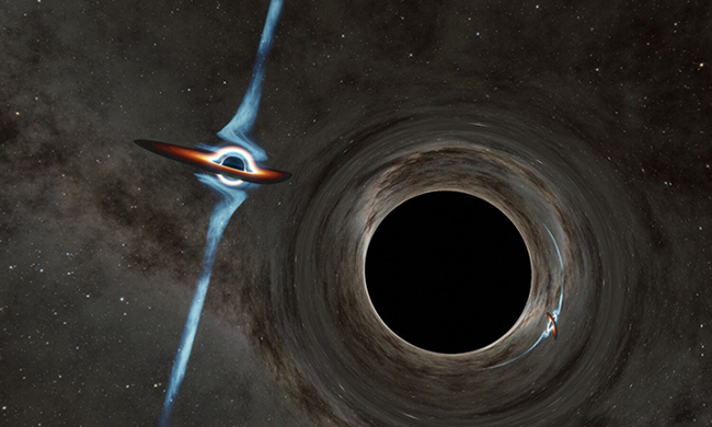 Detecting two super black holes rushing into each other, will warp both space and time - Photo 1.