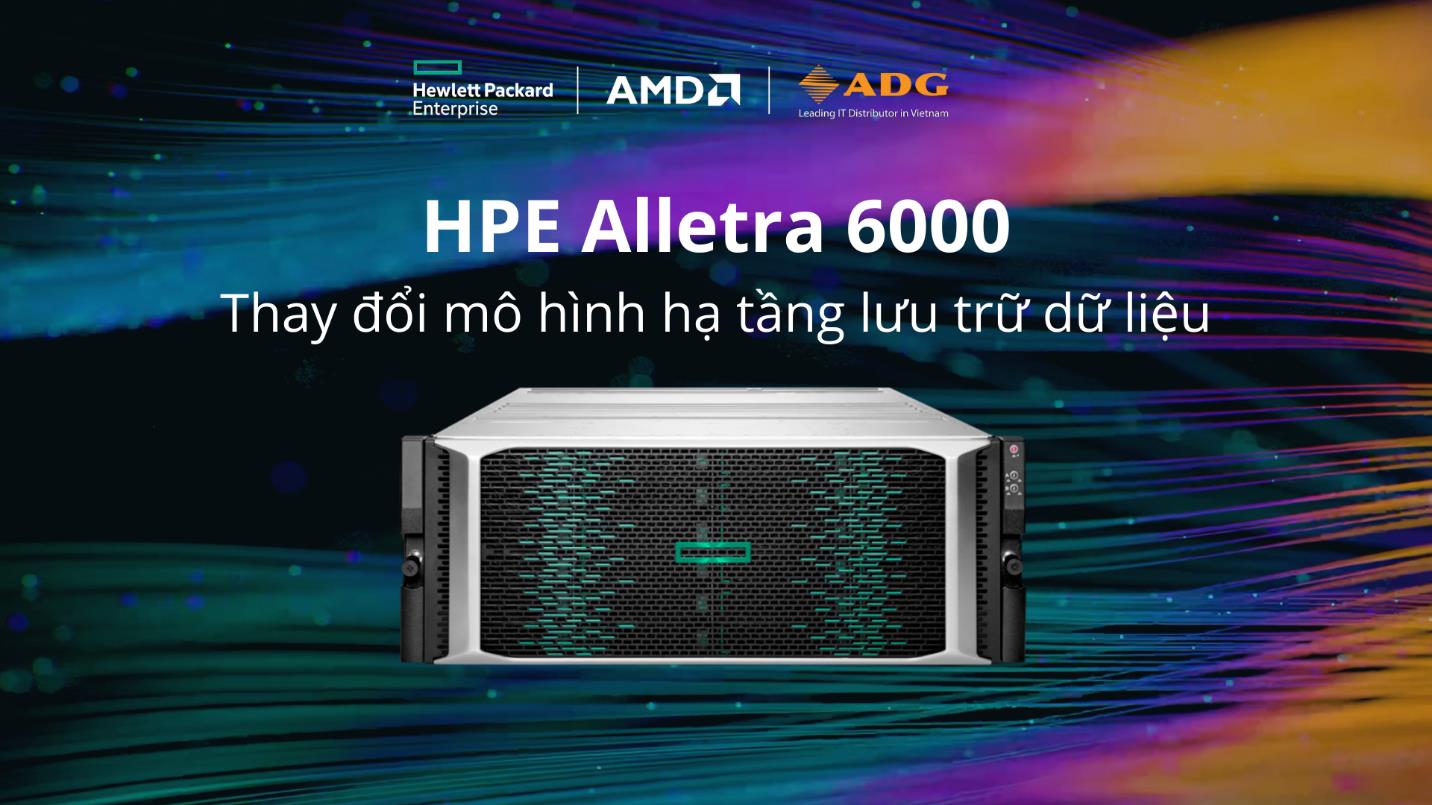 Nâng tầm trải nghiệm với giải pháp lưu trữ dữ liệu HPE Alltra 6000 - Ảnh 1.
