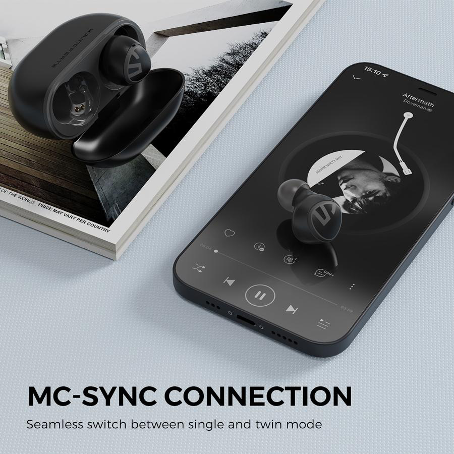 Soundpeats Mini headset: AI noise cancellation, Bluetooth 5.2, high-quality audio diaphragm - Photo 2.