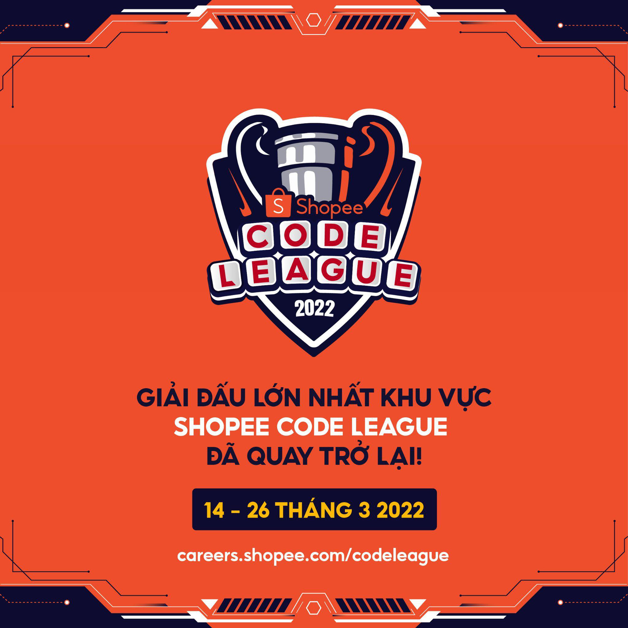 Cơ hội cuối cùng để tham dự cuộc thi lập trình trực tuyến lớn nhất khu vực Shopee Code League 2022 - Ảnh 1.