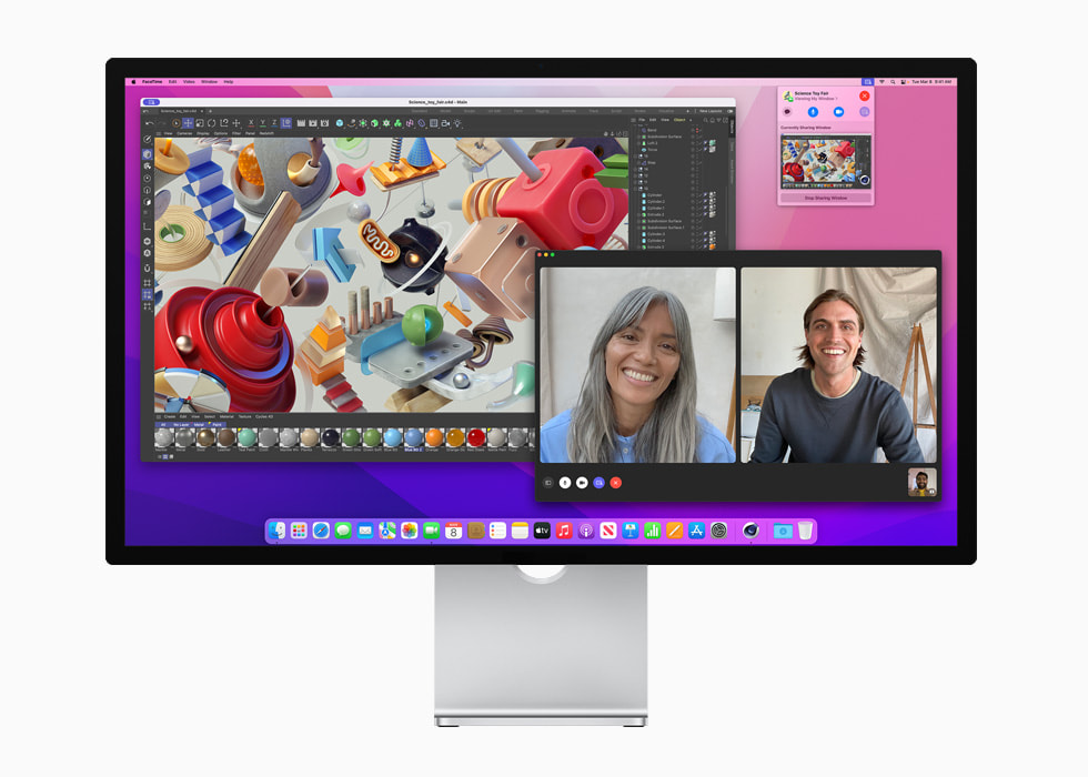 Apple launches Studio Display: 27-inch 5K screen, 12MP webcam, integrated Apple A13 chip, priced from 1599 USD - Photo 1.