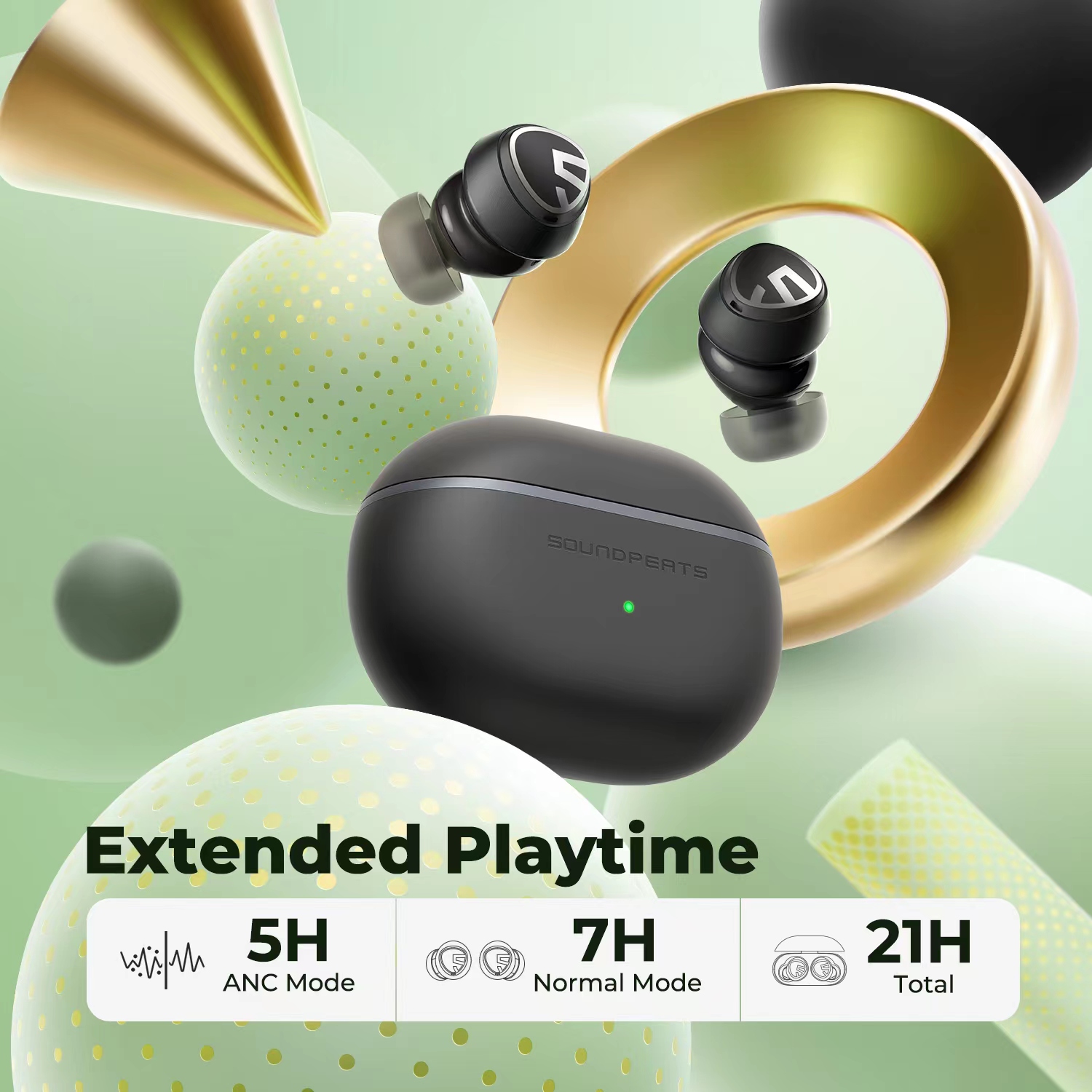 Soundpeats Mini Pro: Chế độ xuyên âm, Game mode, Bluetooth 5.2 và Chống ồn chủ động ANC - Ảnh 2.