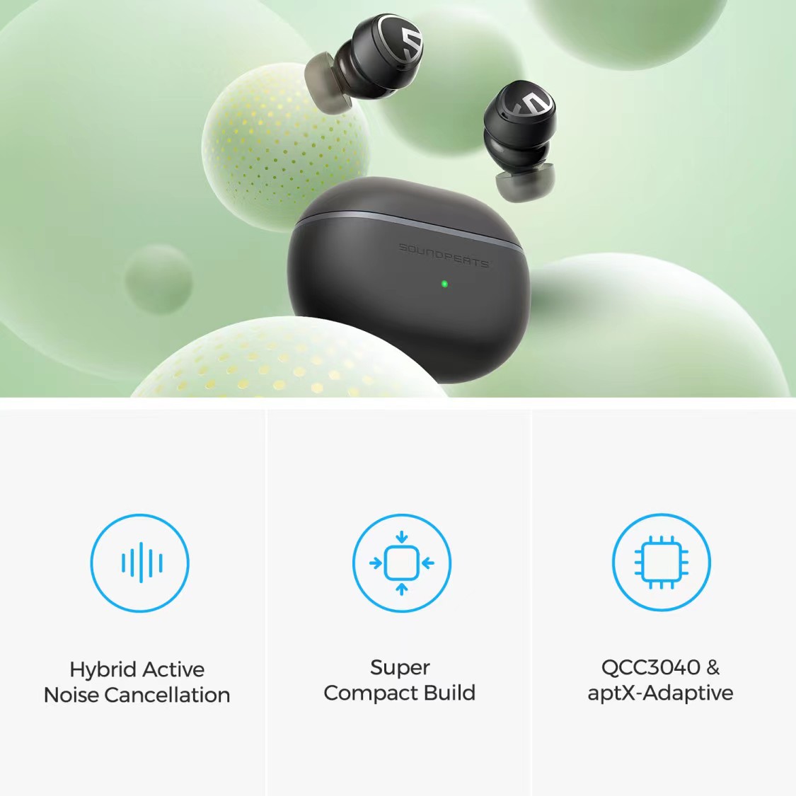 Soundpeats Mini Pro: Chế độ xuyên âm, Game mode, Bluetooth 5.2 và Chống ồn chủ động ANC - Ảnh 4.
