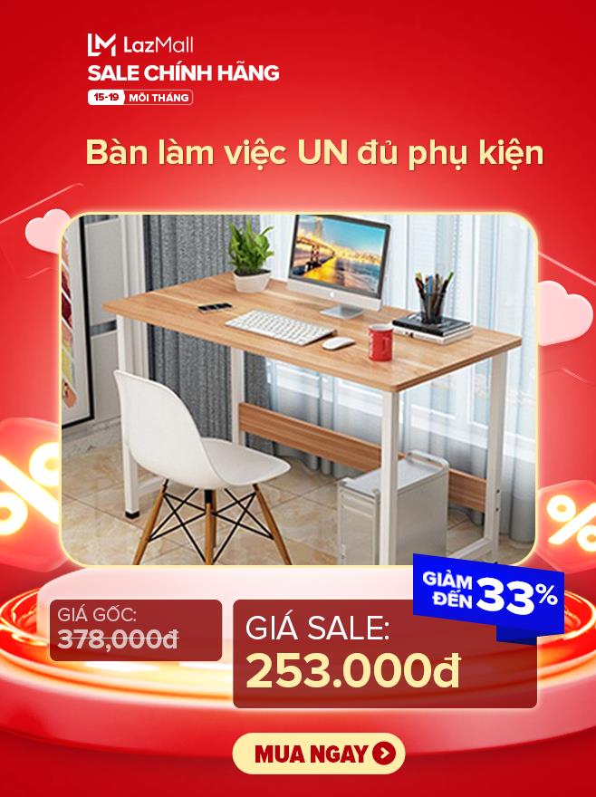 Genuine LazMall Sale on the last day of April 19, seize the opportunity to close a very good house refurbishment deal, without worrying about 
