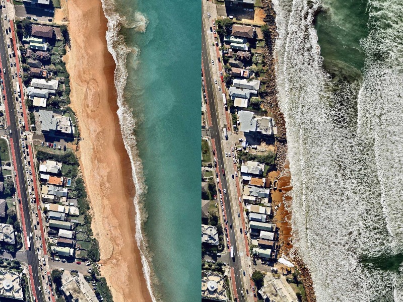 Why does climate change cause sea levels to rise, but these beaches don't sink but expand?  - Photo 6.