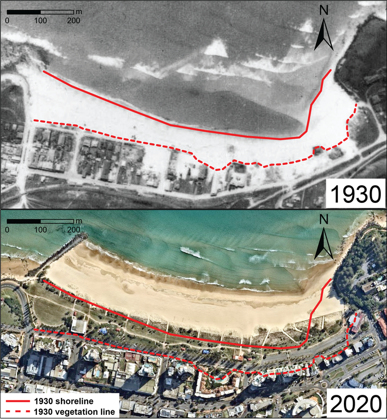 Why does climate change cause sea levels to rise, but these beaches do not sink but expand?  - Photo 1.