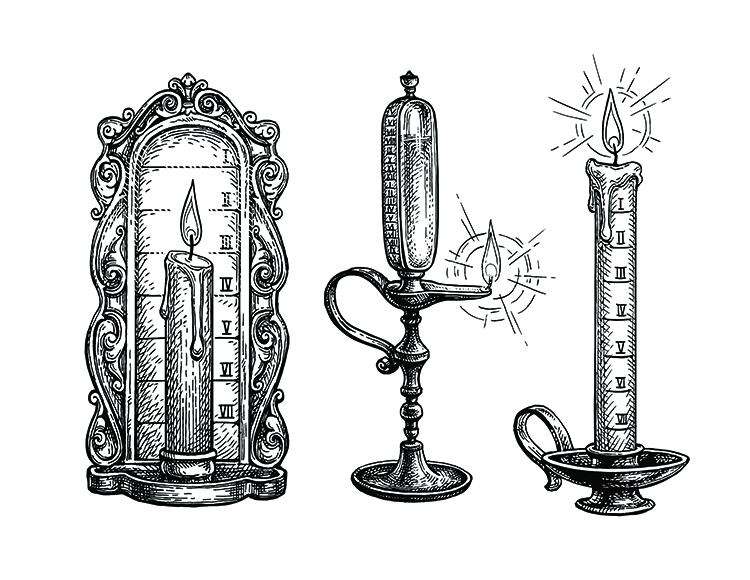 Before there were alarm clocks, people knew how to use candles to alarm - Photo 2.