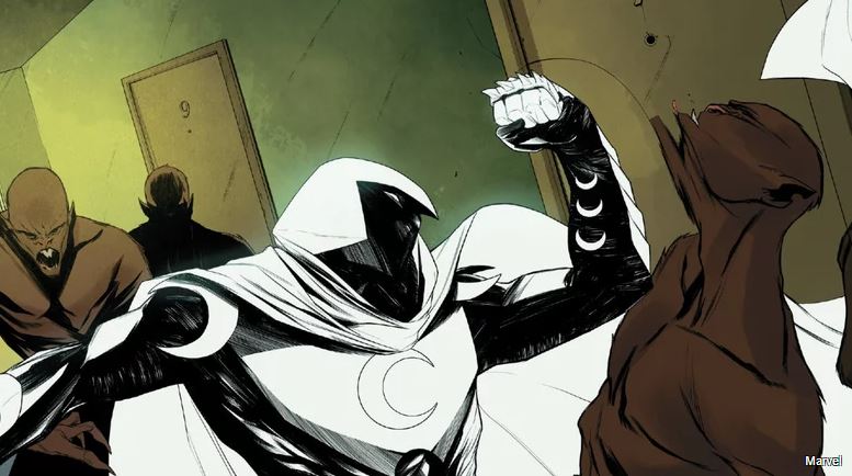 Đúng là "Batman Marvel", Moon Knight cũng sở hữu nhiều món vũ khí đỉnh chóp, có cả móng vuốt Wolverine và máy bắn tơ của Spider-Man - Ảnh 3.