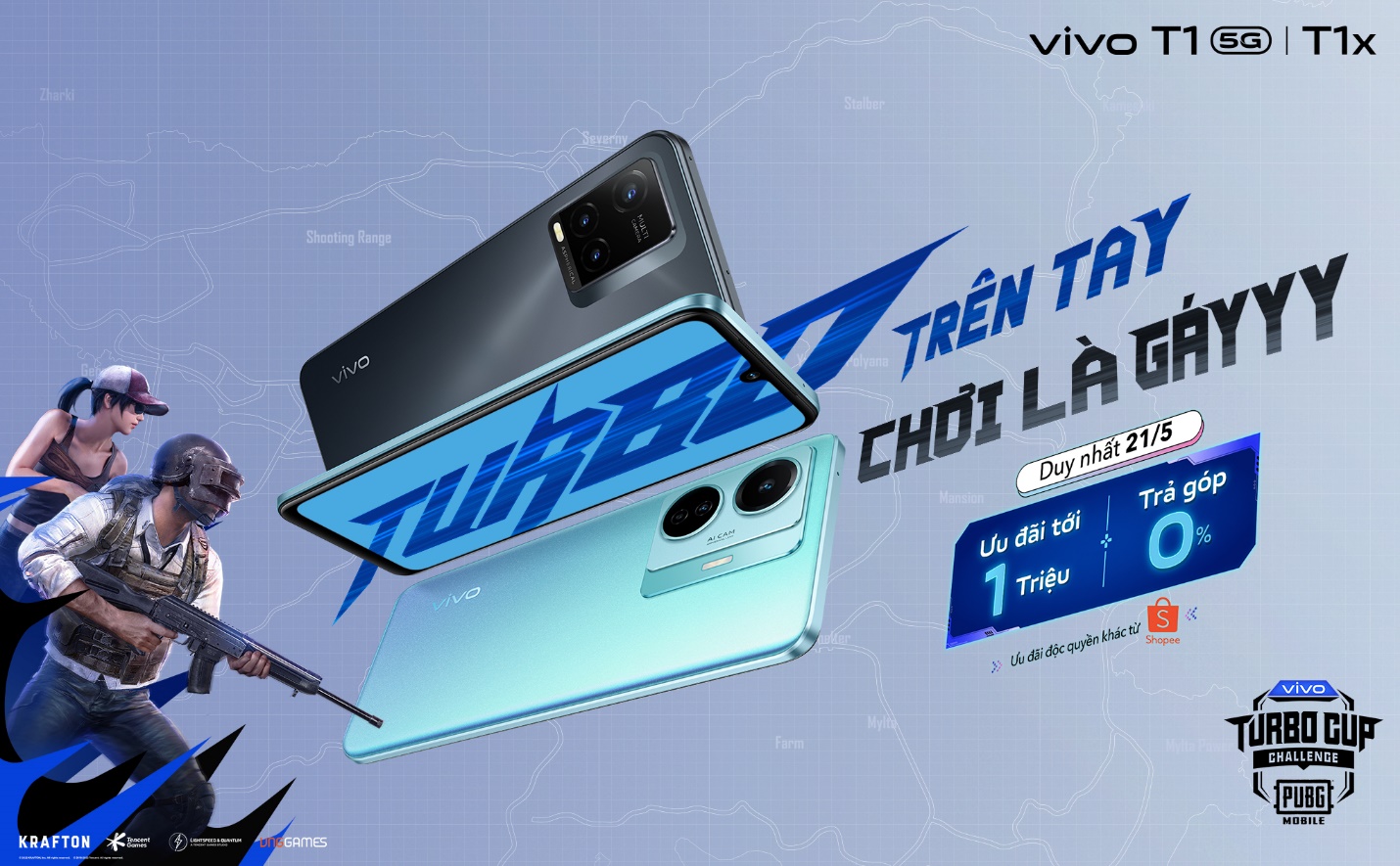 Shop now for the newly launched vivo T1 series with attractive prices and exclusive offers on Shopee - Photo 1.