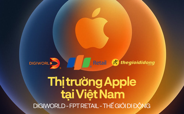 Thị trường Apple tại Việt Nam: TopZone – Thế Giới Di Động đang ‘phả hơi vào gáy’ của FPT Retail và Digiworld? [HOT]