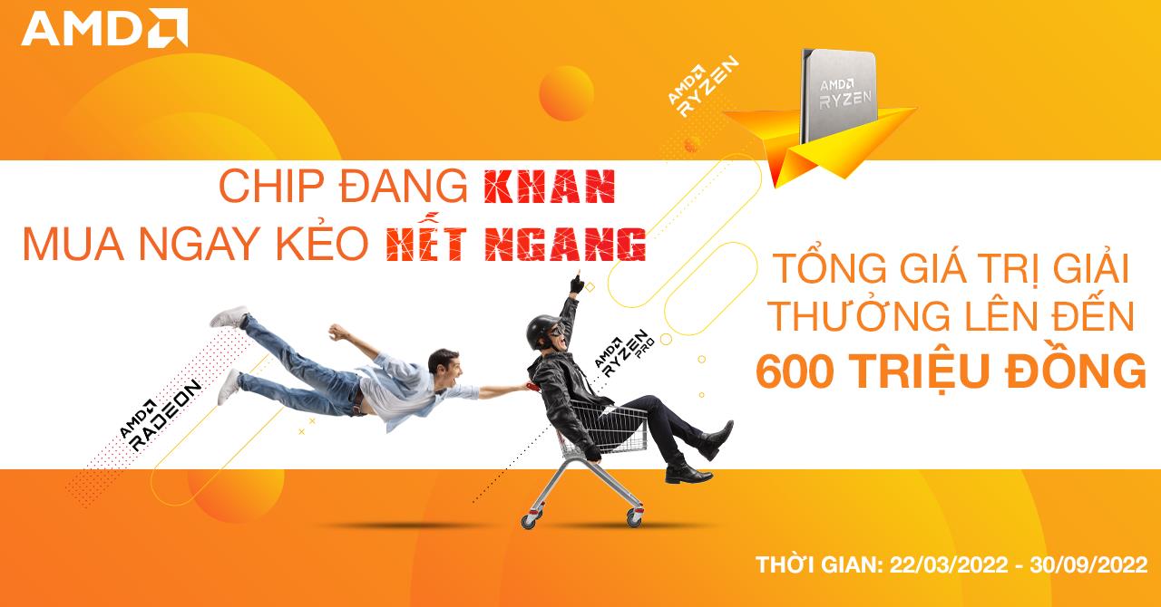 Vòng quay may mắn với tổng giá trị lên đến 600 triệu từ AMD - Ảnh 1.