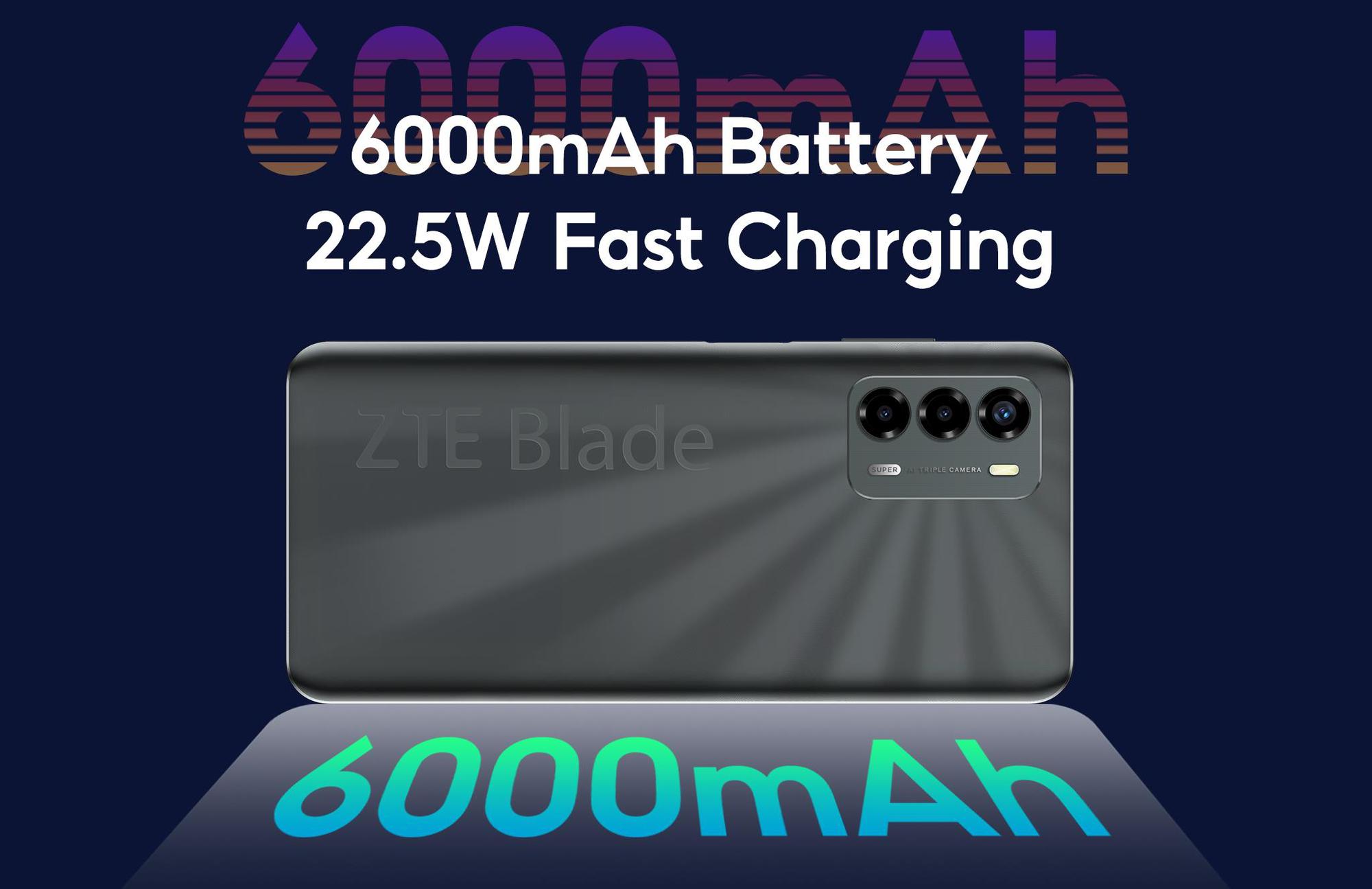 ZTE Blade V40 Vita: Sức hút từ viên pin 6.000mAh, màn hình 90Hz - Ảnh 2.