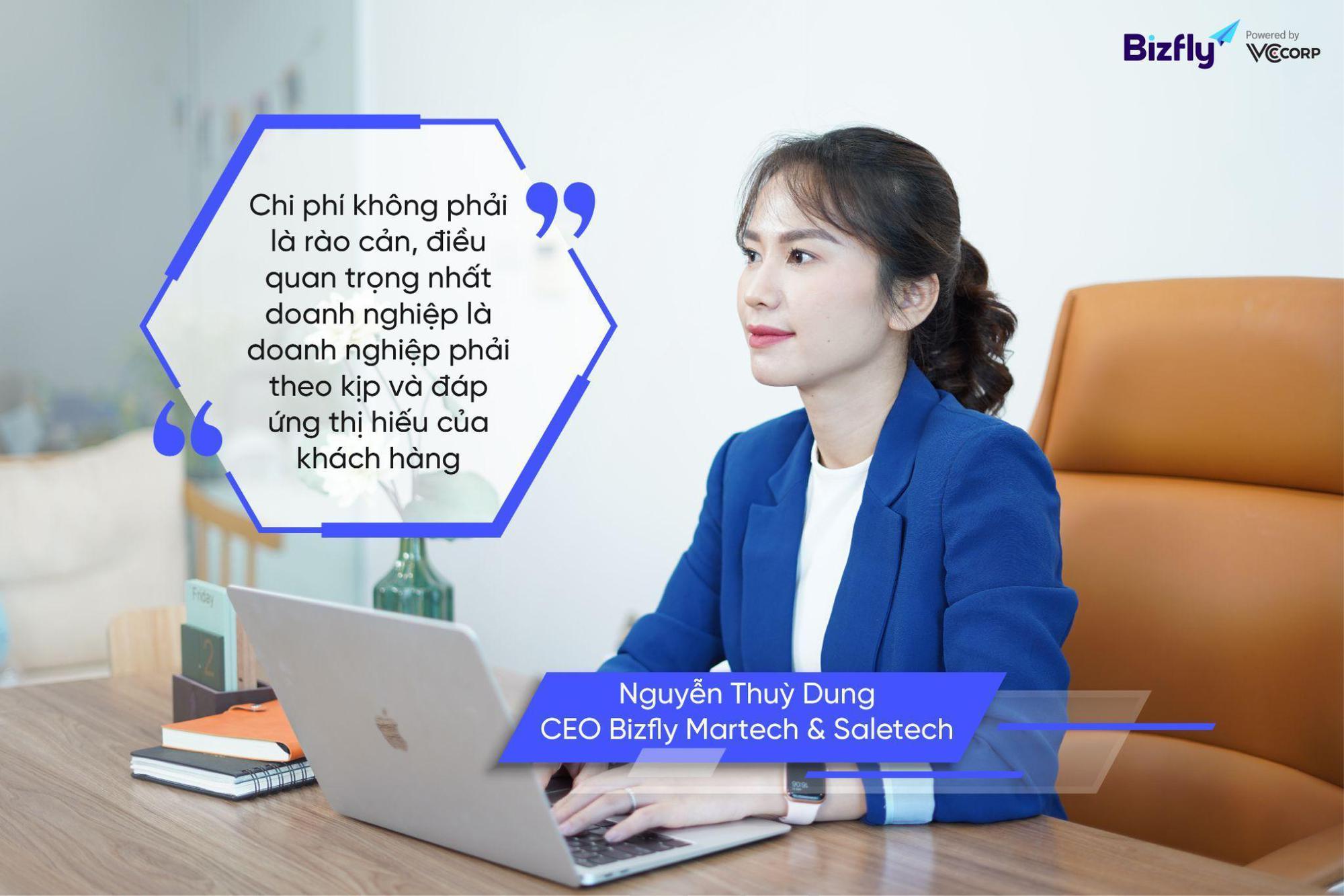 CEO Bizfly Nguyễn Thùy Dung: “Muốn thoát lỗ, trụ lại được trên thị trường, doanh nghiệp phải nhanh chóng chuyển đổi số thành công” - Ảnh 3.