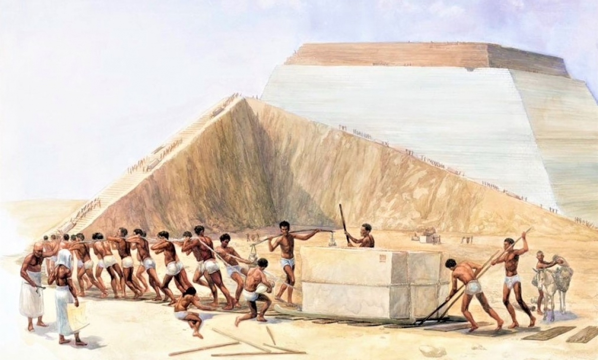Bí mật nguyên liệu tạo nên Đại kim tự tháp Giza: Người Ai Cập cổ thật đáng khâm phục! - Ảnh 2.