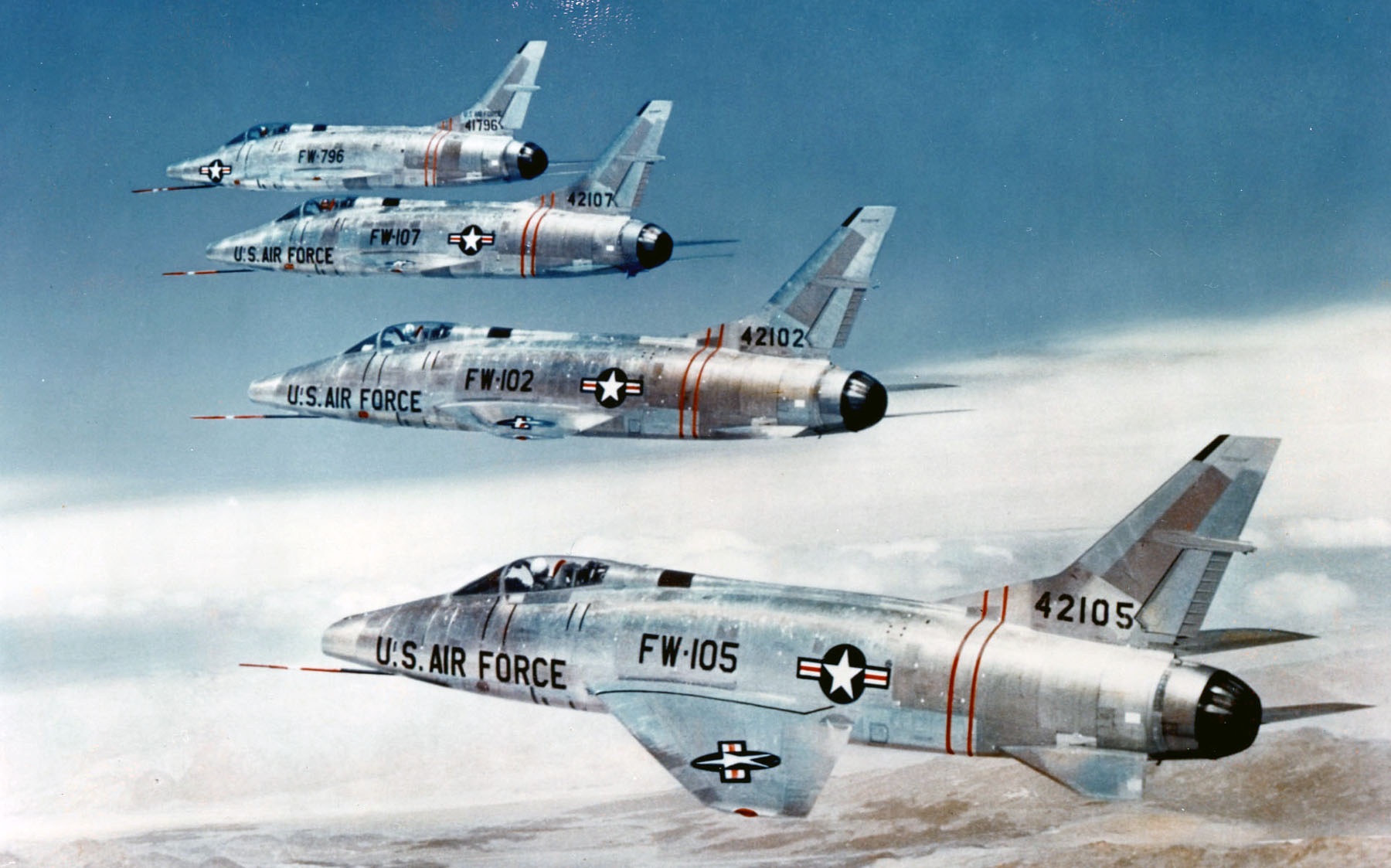 F-100 Super Sabre: Chiến đấu cơ siêu thanh đầu tiên của Mỹ là huyền thoại hay thảm họa? - Ảnh 2.