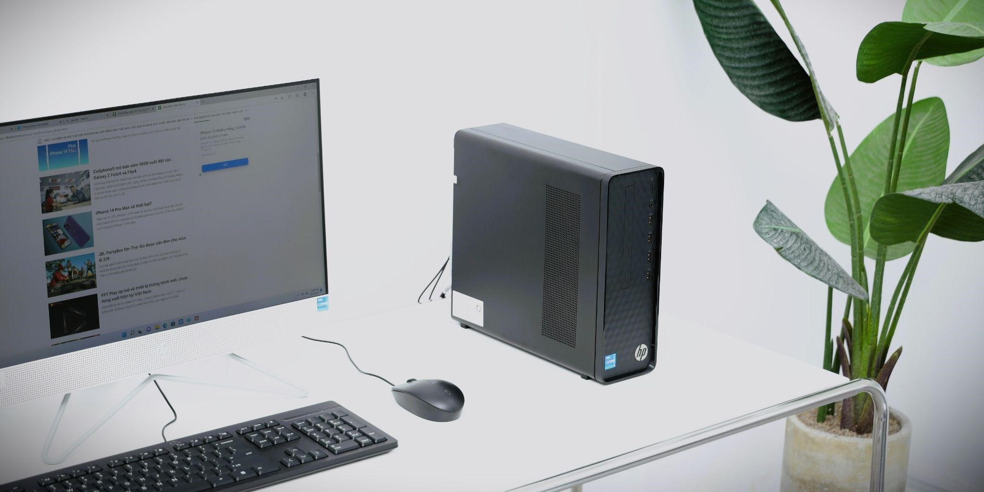 HP Slim Desktop S01 - Cấu hình khủng trong bộ khung gọn - Ảnh 2.