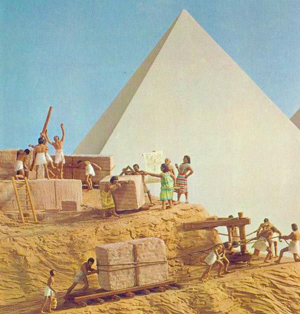 Làm cách nào người Ai Cập cổ di chuyển hàng tấn đá xây kim tự tháp? - Ảnh 3.