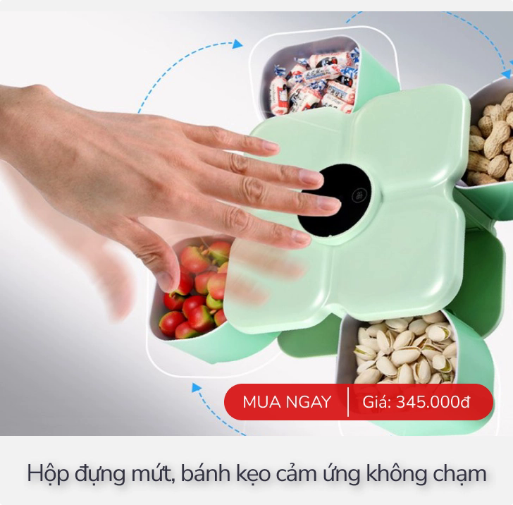 Cận cảnh hộp đựng mứt cảm ứng 'hot' nhất Tết này: Tự mở trong 0,3 giây, thiết kế chống kẹp tay - Ảnh 7.