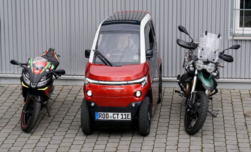 Hãng xe điện khởi nghiệp ra mắt ô tô điện đối phó với tắc đường: nhỏ gọn không kém xe máy, đi được 180 km mỗi lần sạc - Ảnh 1.