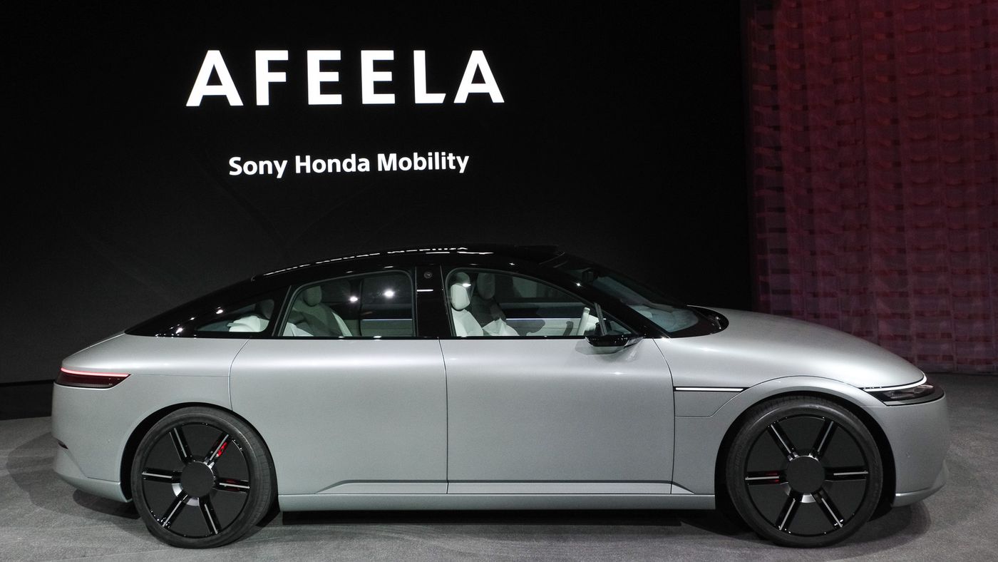 Sony và Honda ra mắt mẫu xe điện đầu tiên có tên Afeela - Ảnh 1.