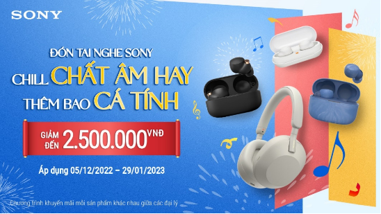 Tưng bừng đón Tết với khuyến mãi cực đỉnh dành cho loa và tai nghe Sony - Ảnh 4.