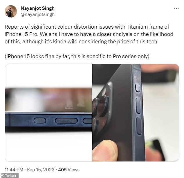 Màu Titan trên iPhone 15 Pro đã biến đổi sau 1 tháng: Tất cả mọi điều Apple lên tiếng xác nhận
