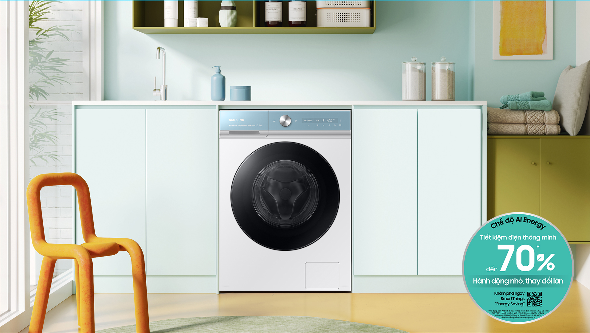 Máy giặt thông minh Samsung Bespoke AI ra mắt: Vừa phân biệt chất liệu vải, vừa tự động tính lượng nước giặt - Ảnh 5.